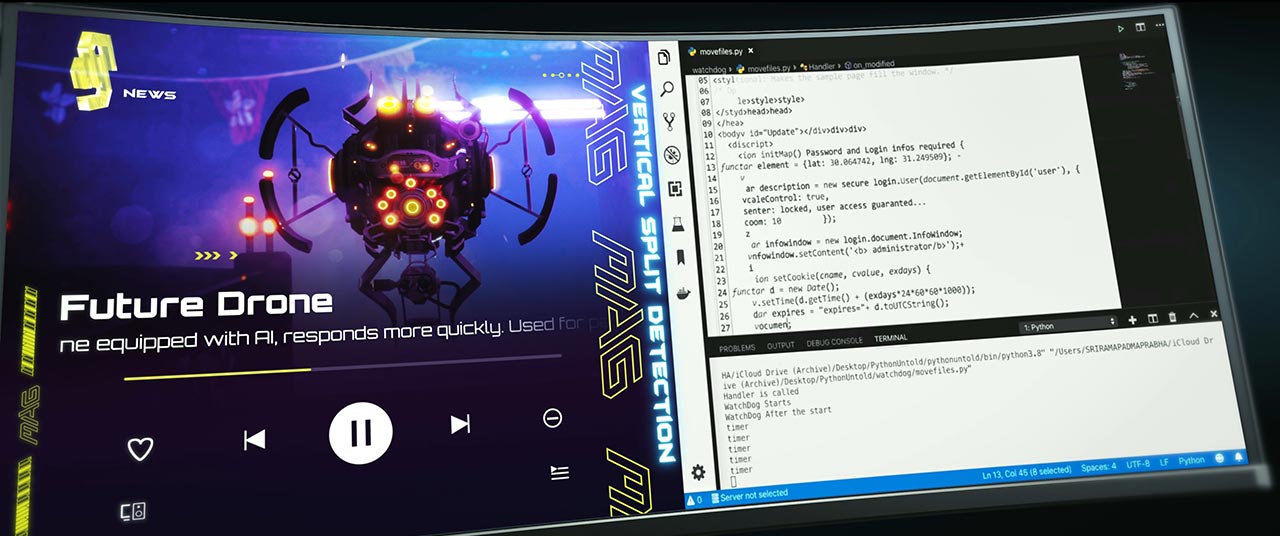 MSI MAG 341CQP QD-OLED Curved Gaming Monitor