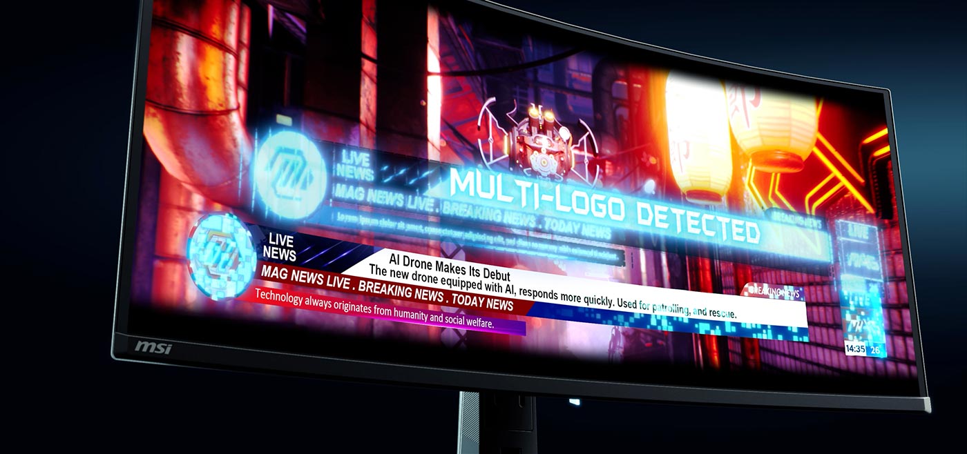 MSI MAG 341CQP QD-OLED Curved Gaming Monitor