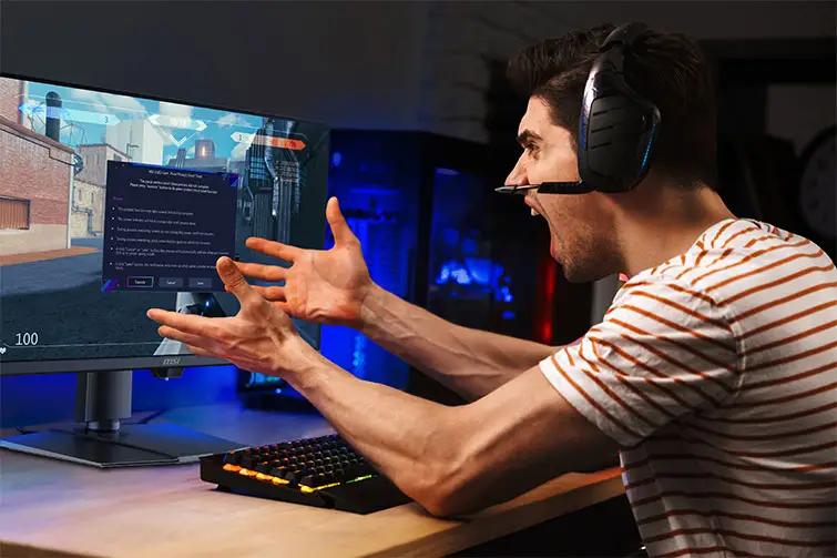 MSI MAG 341CQP QD-OLED Curved Gaming Monitor