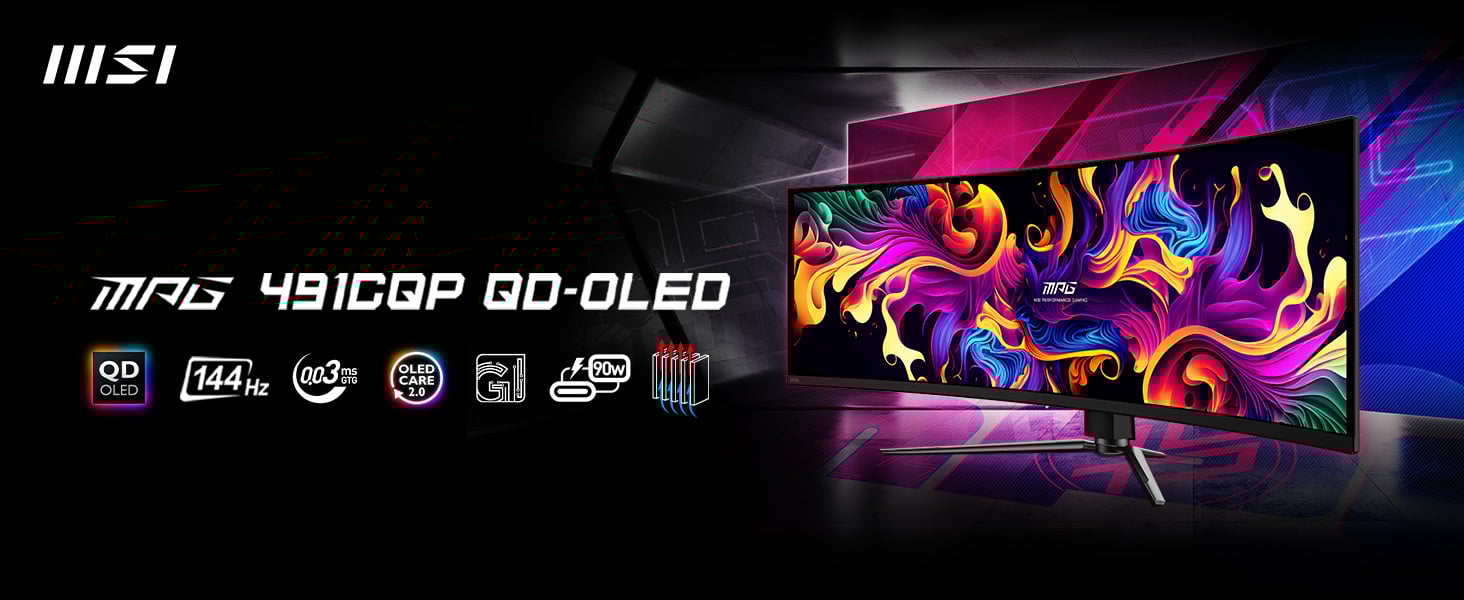 MSI MPG 491CQP Gaming Monitor