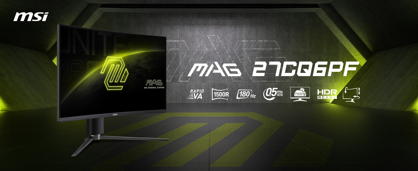 MSI MAG27CQ6PF Gaming Monitor