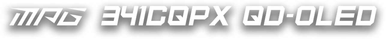 MSI MPG 341CQPX QD-OLED Ultrawide Gaming Monitor