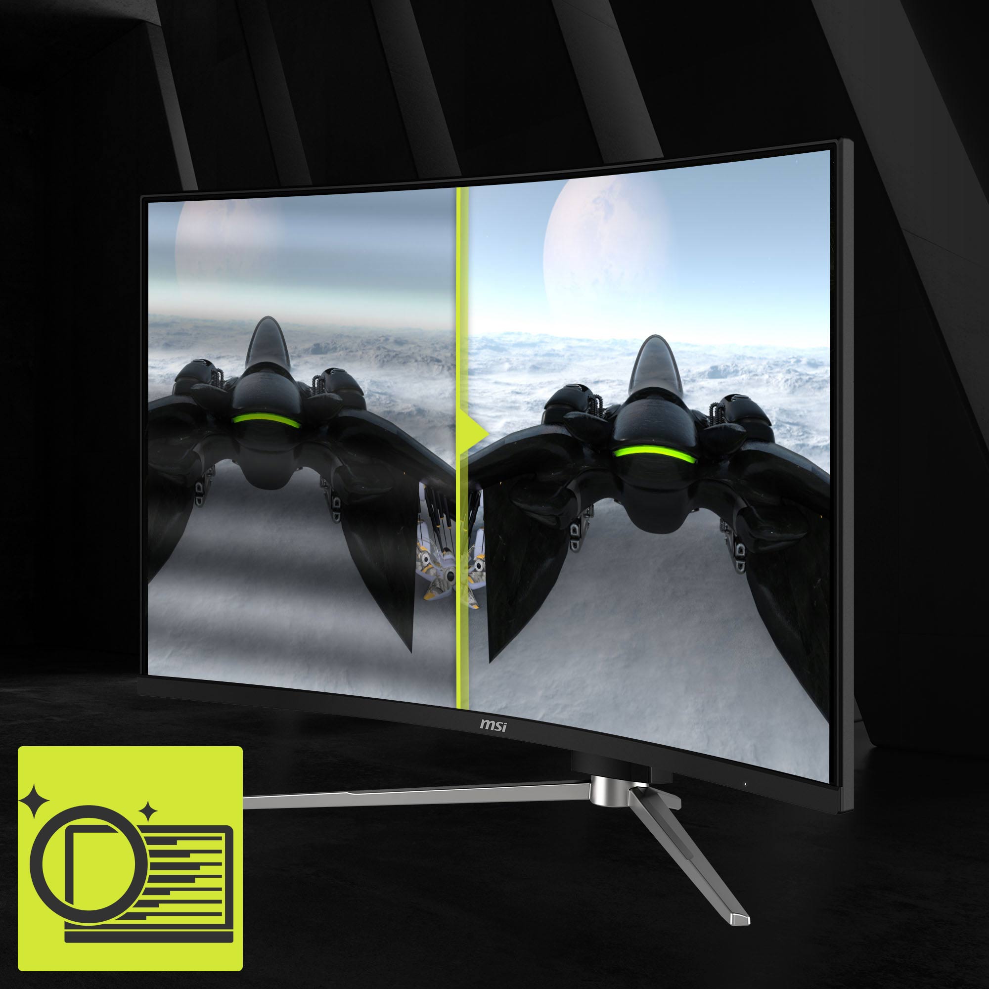 MSI MAG 325CQRXF E2 Gaming Monitor