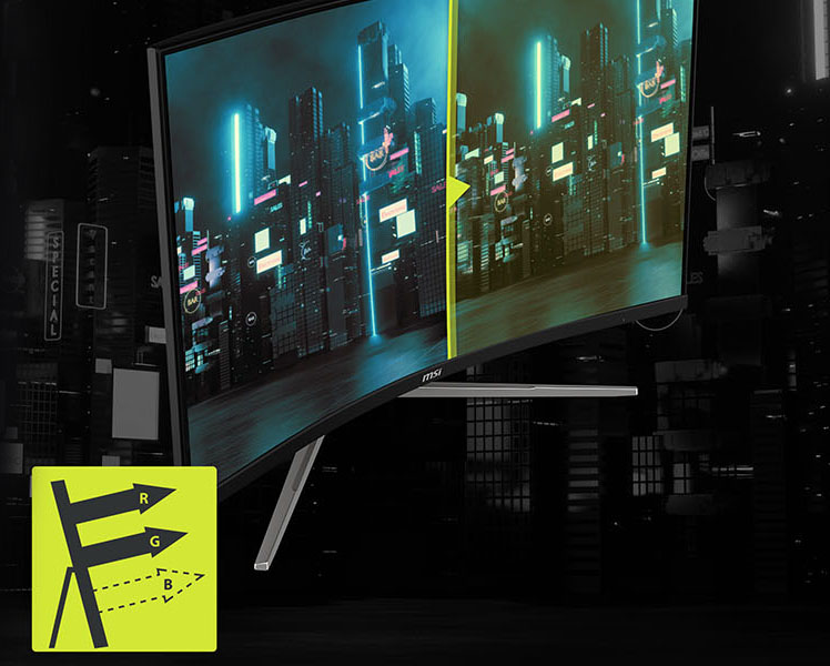 MSI MAG 325CQRXF E2 Rapid VA QHD Gaming Monitor