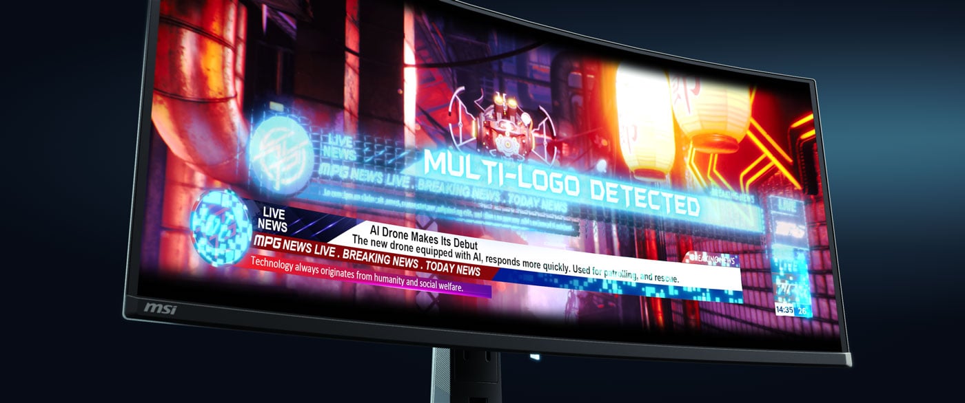 MSI MPG 321CURX Curved QD-OLED UHD Gaming Monitor