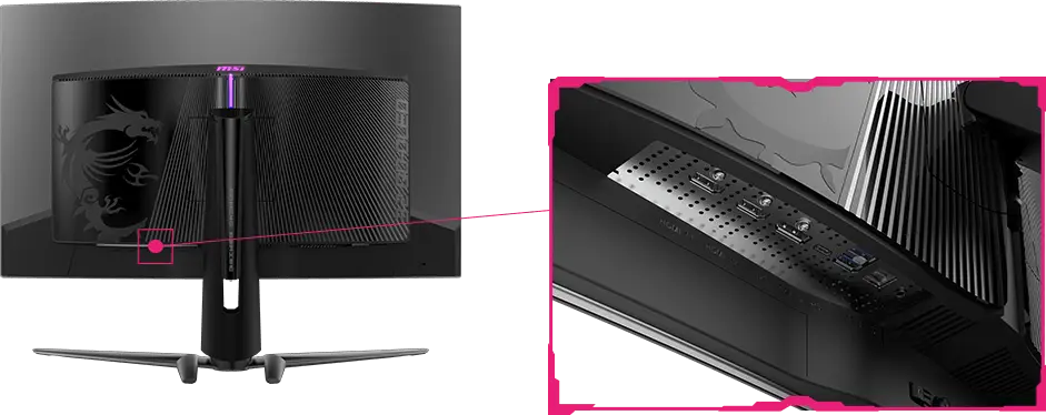 MSI MPG 321CURX Curved QD-OLED UHD Gaming Monitor