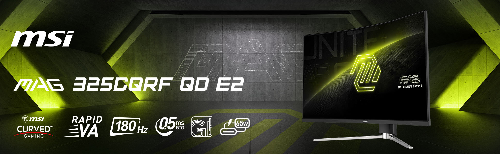 MSI MAG 325CQRF QD E2 Gaming Monitor