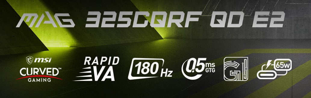 MSI MAG 325CQRF QD E2 Gaming Monitor