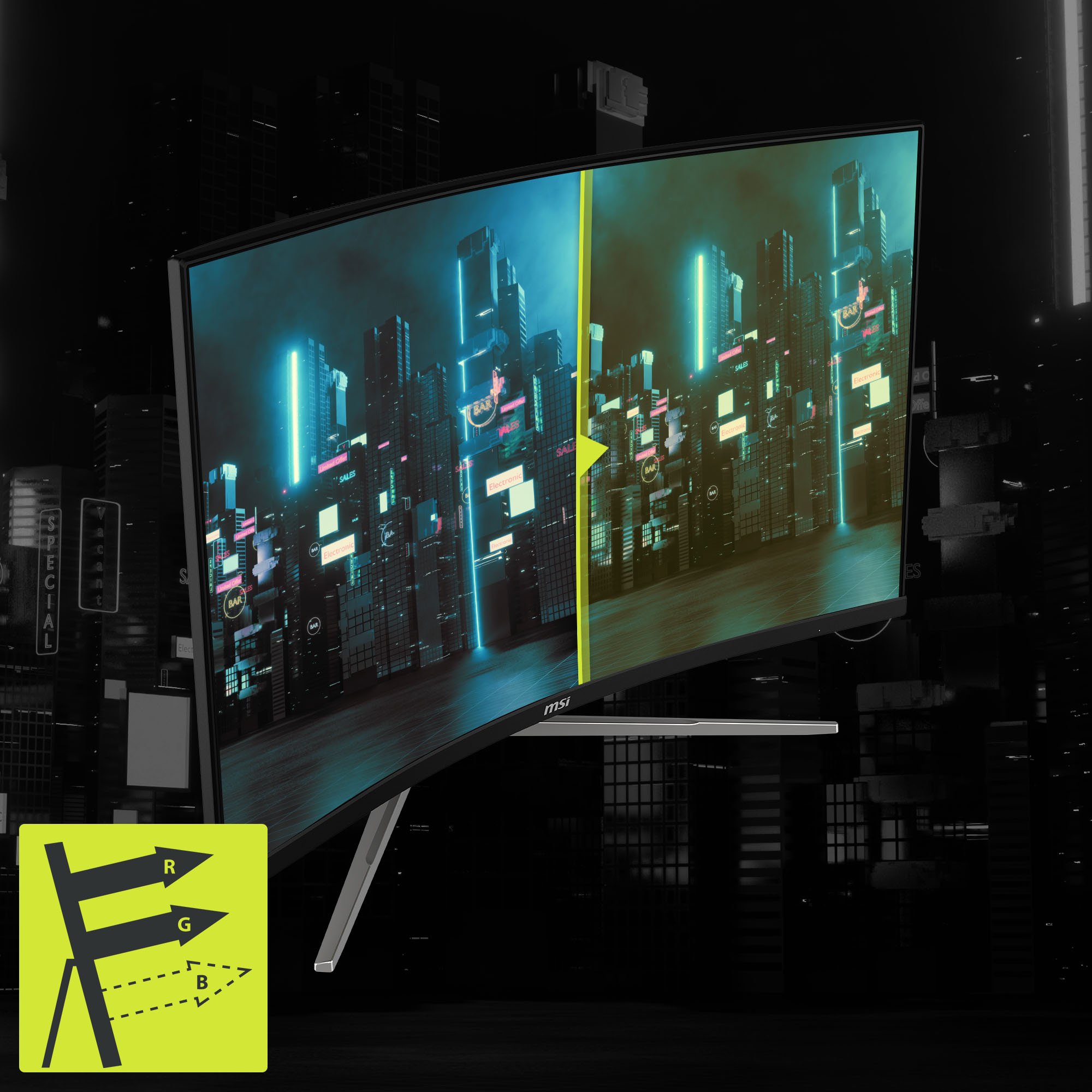 MSI MAG 325CQRF QD E2 Gaming Monitor