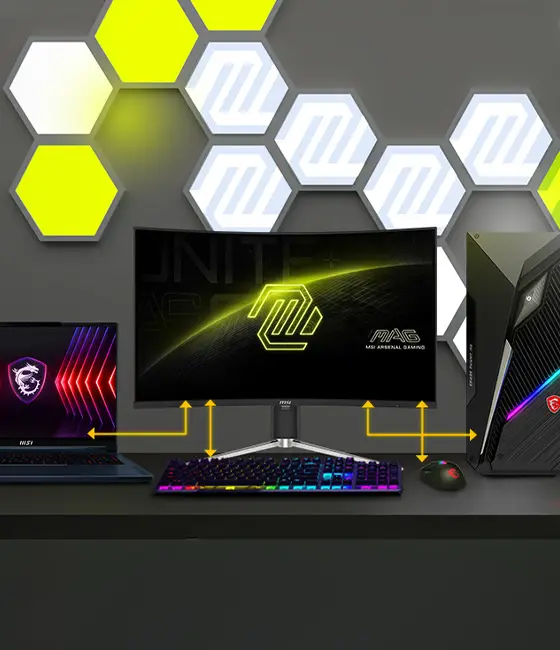 MSI MAG 325CQRF QD E2 Curved Rapid VA WQHD Gaming Monitor