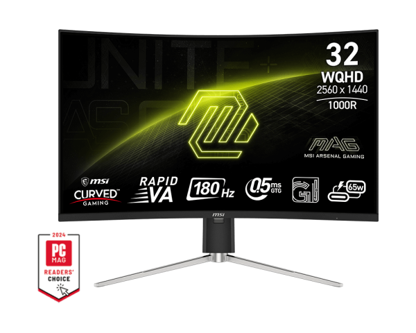 MSI MAG 325CQRF QD E2 Curved Rapid VA WQHD Gaming Monitor