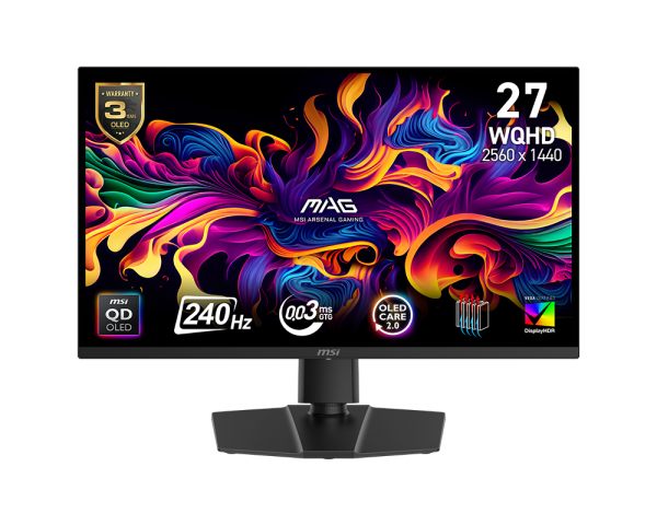 MSI MAG 271QP QD-OLED X24 Gaming Monitor 