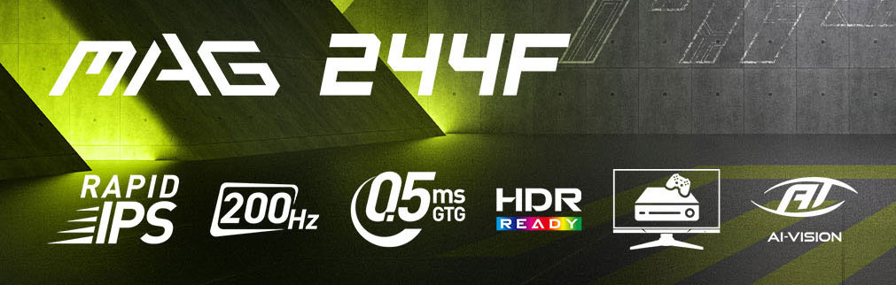 MSI MAG 244F Gaming Monitor