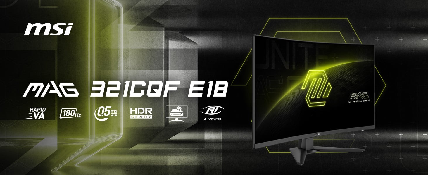 MSI MAG 321CQF E18 Gaming Monitor