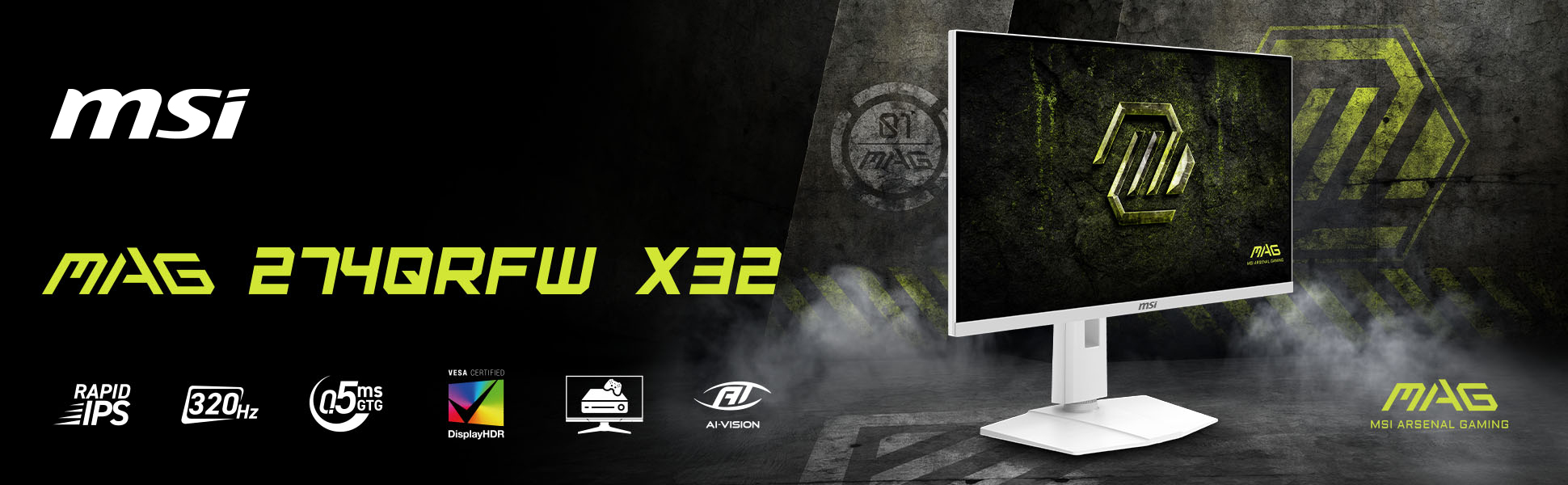 MSI MAG 274QRFW X32 Gaming  Monitor