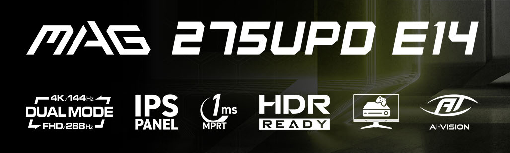 MSI MAG 275UPD E14 Gaming Monitor