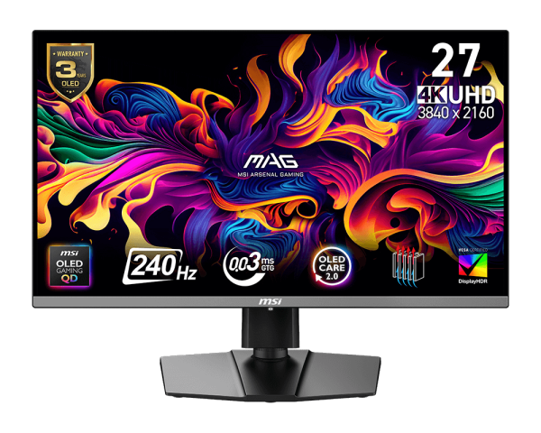 MSI MAG 272UP QD-OLED X24 Gaming Monitor