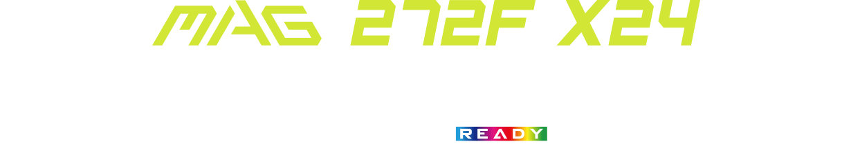 MSI MAG 272F X24 Gaming Monitor