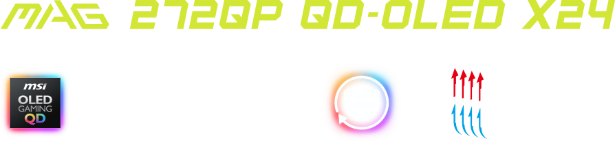 MSI MAG 272QP QD-OLED X24 Gaming Monitor