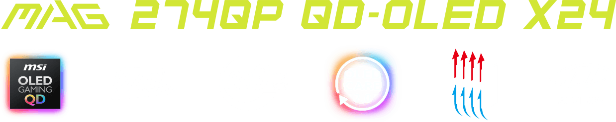 MSI MAG 274QP QD-OLED X24 Gaming Monitor