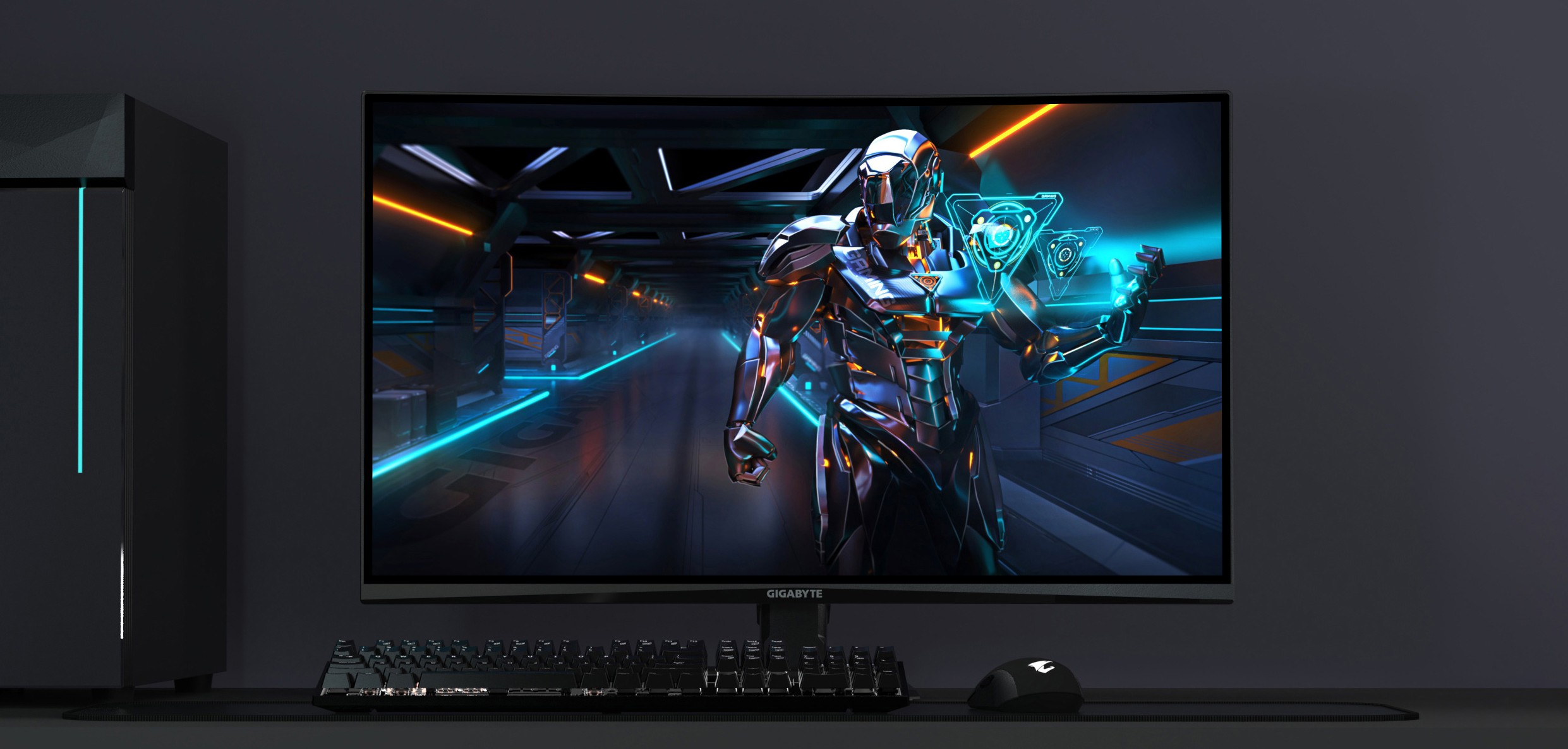 GIGABYTE GS34WQC (US) VA Curved Gaming Monitor