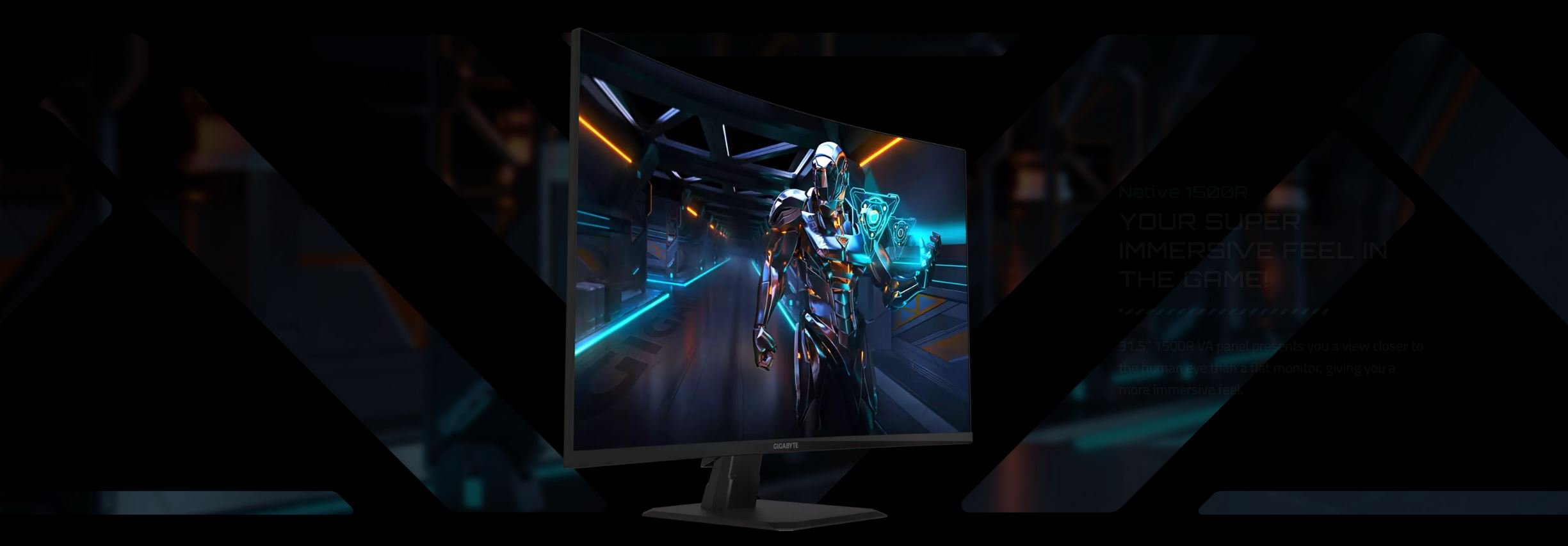 Gigabyte GS32QC 31.5 1440p 165 Hz Curved Gaming Monitor GS32QC