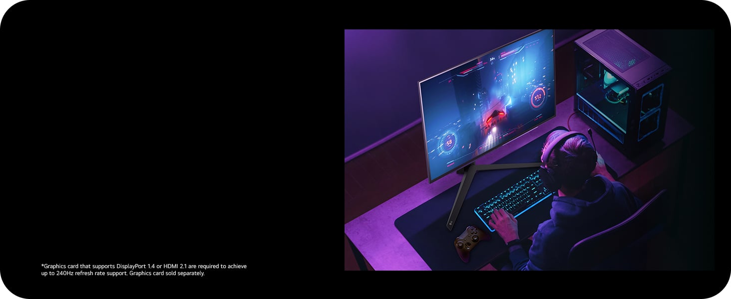 LG UltraGear OLED QHD Gaming Monitor