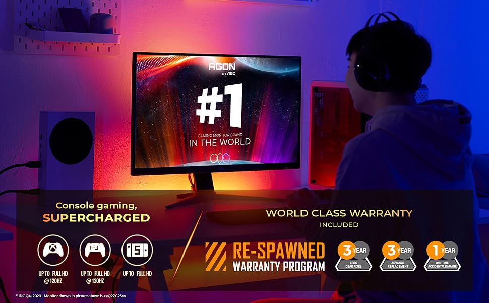 AOC Q27G4XN VA QHD Gaming Monitor