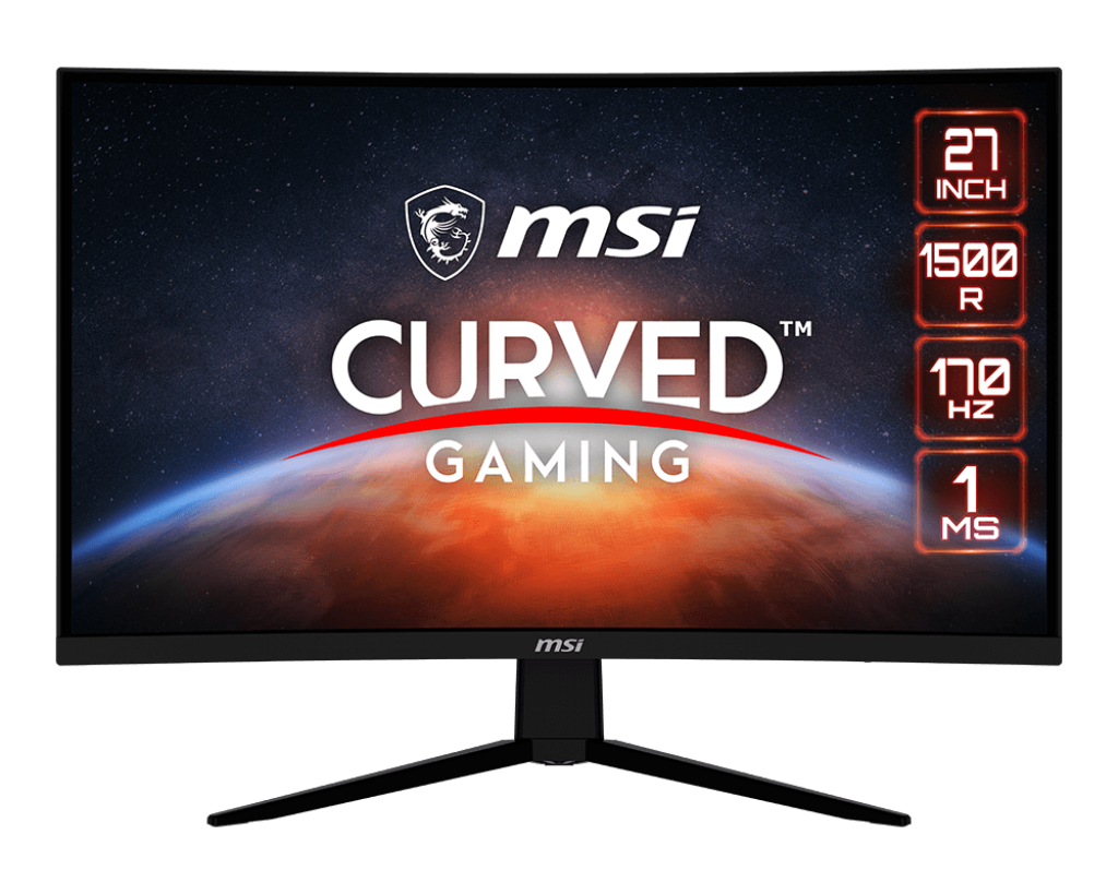 NeweggBusiness - MSI G273CQ 27 QHD 2560 x 1440 (2K) 1ms (MPRT) / 4ms (GTG)  170 Hz FreeSync Premium Curved Gaming Monitor