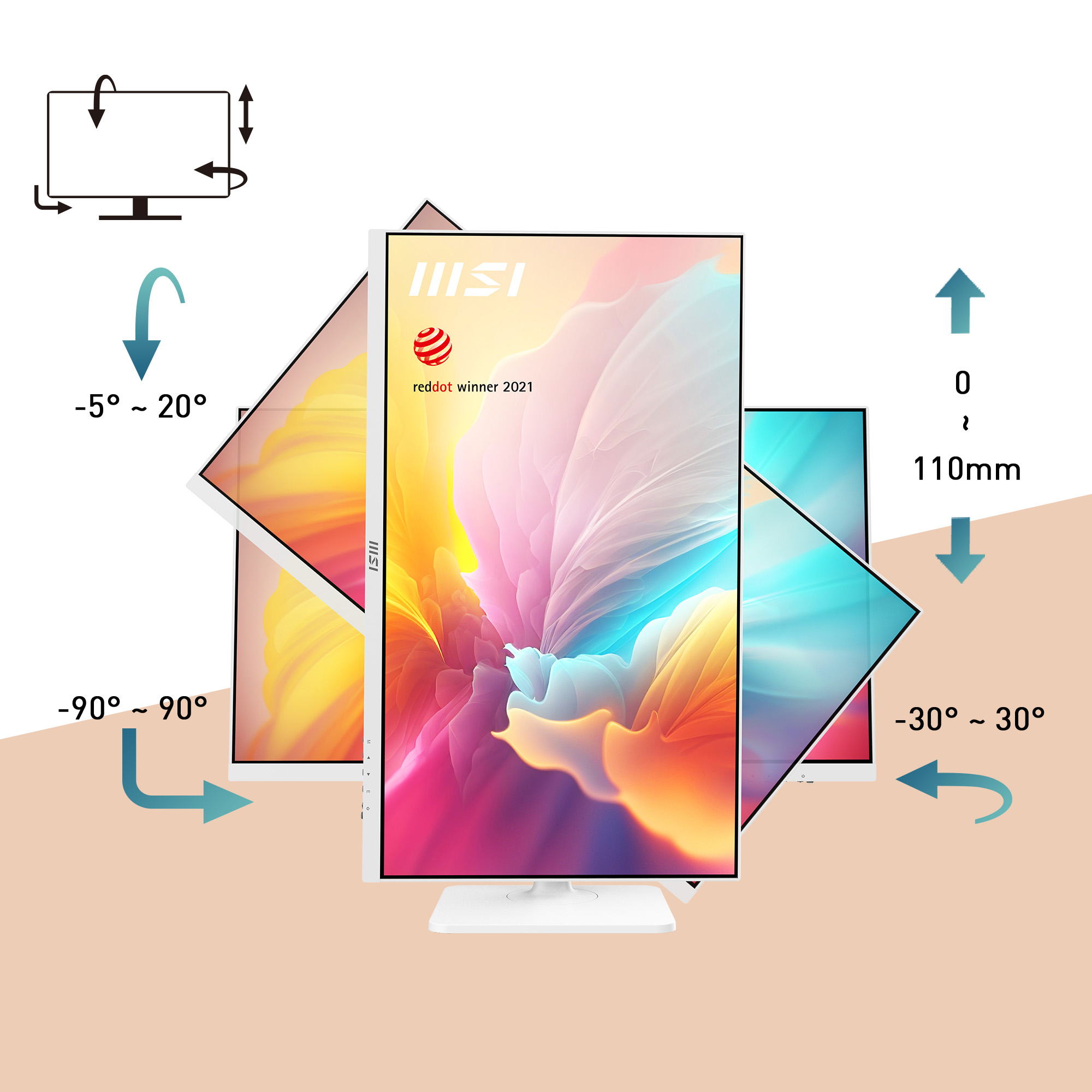 MSI Modern MD272QX Series Monitor