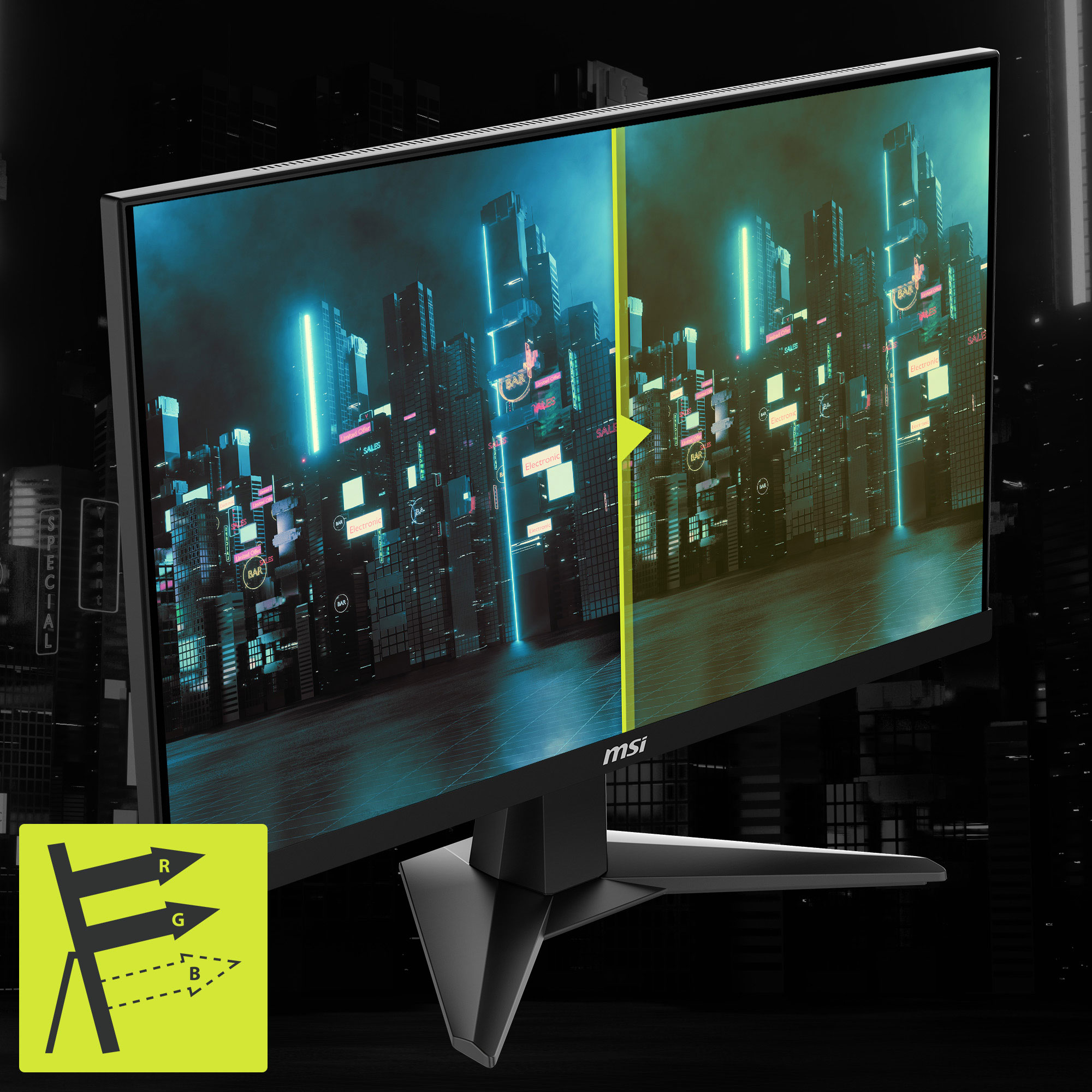 MSI MAG 256F Gaming Monitor