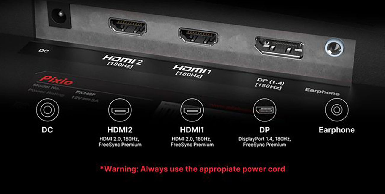 Pixio PX248 Prime Gaming Monitor