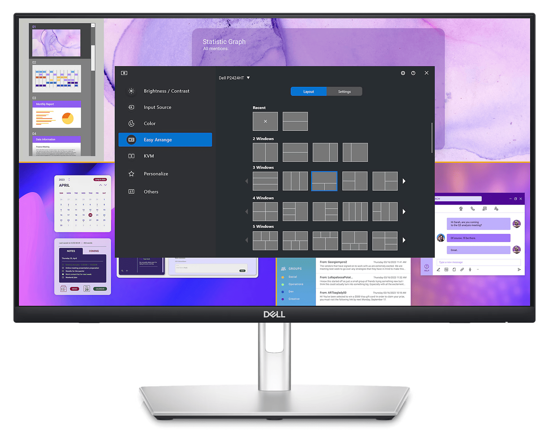 Dell P2424HT Monitor