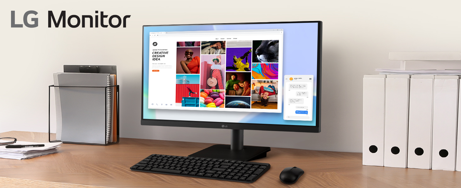 LG 24MS500-B FHD Monitor
