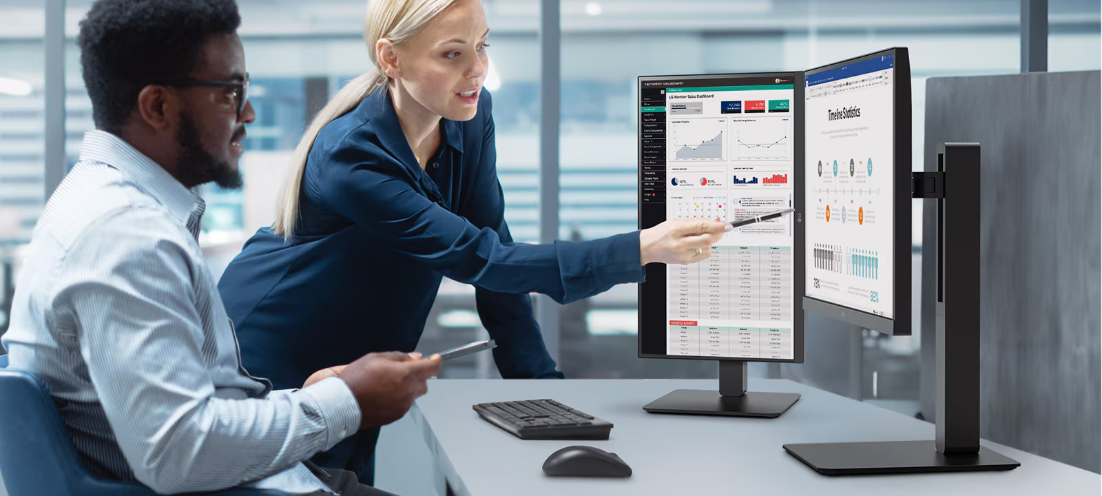 LG 224BA850-B IPS FHD Monitor 