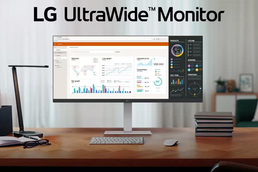 LG 34U530A-W Computer Monitor