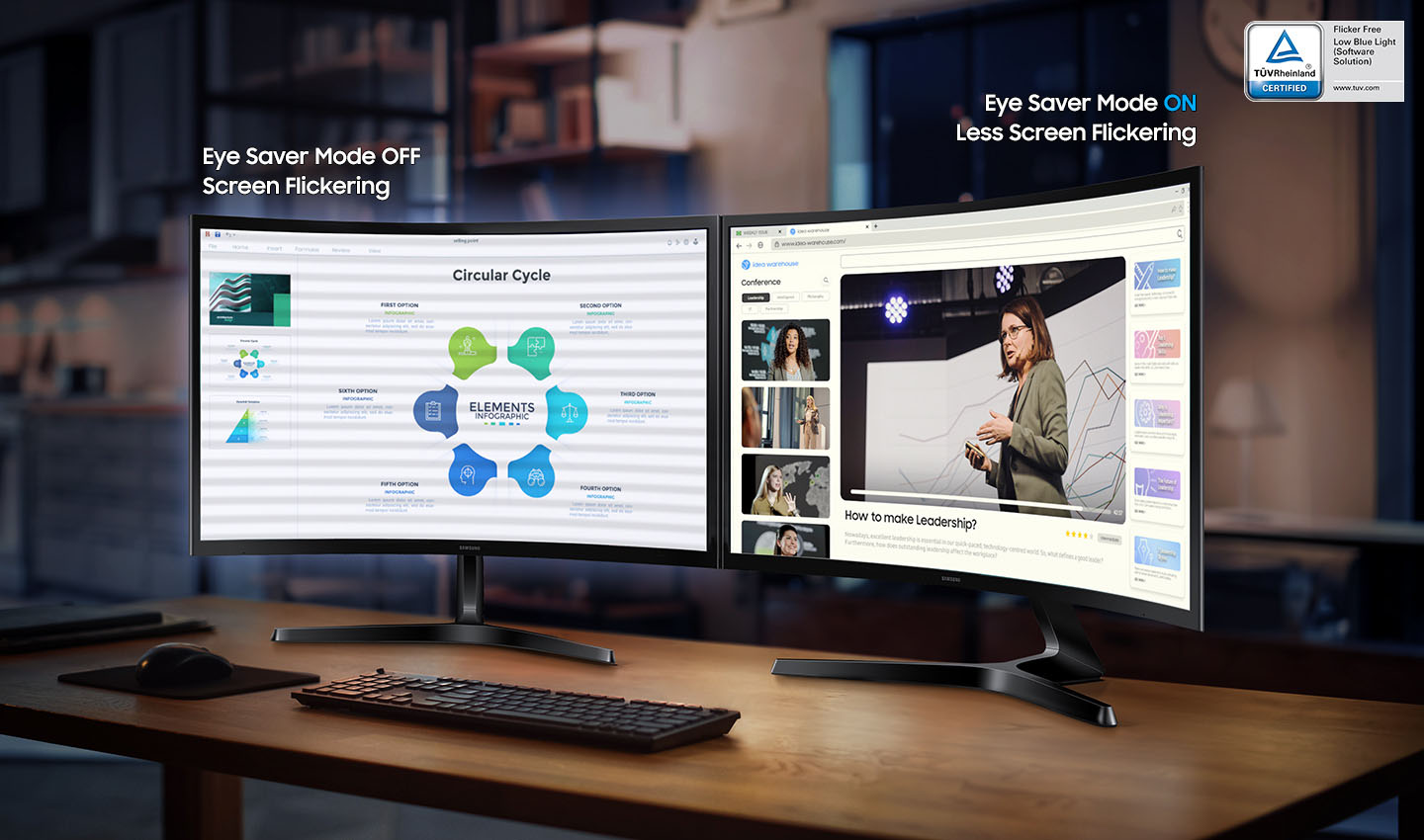 Samsung S3 (S36GD) FHD 100Hz Curved Monitor