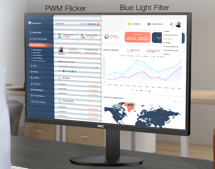 HKC V2218M Full HD 1080p Monitor