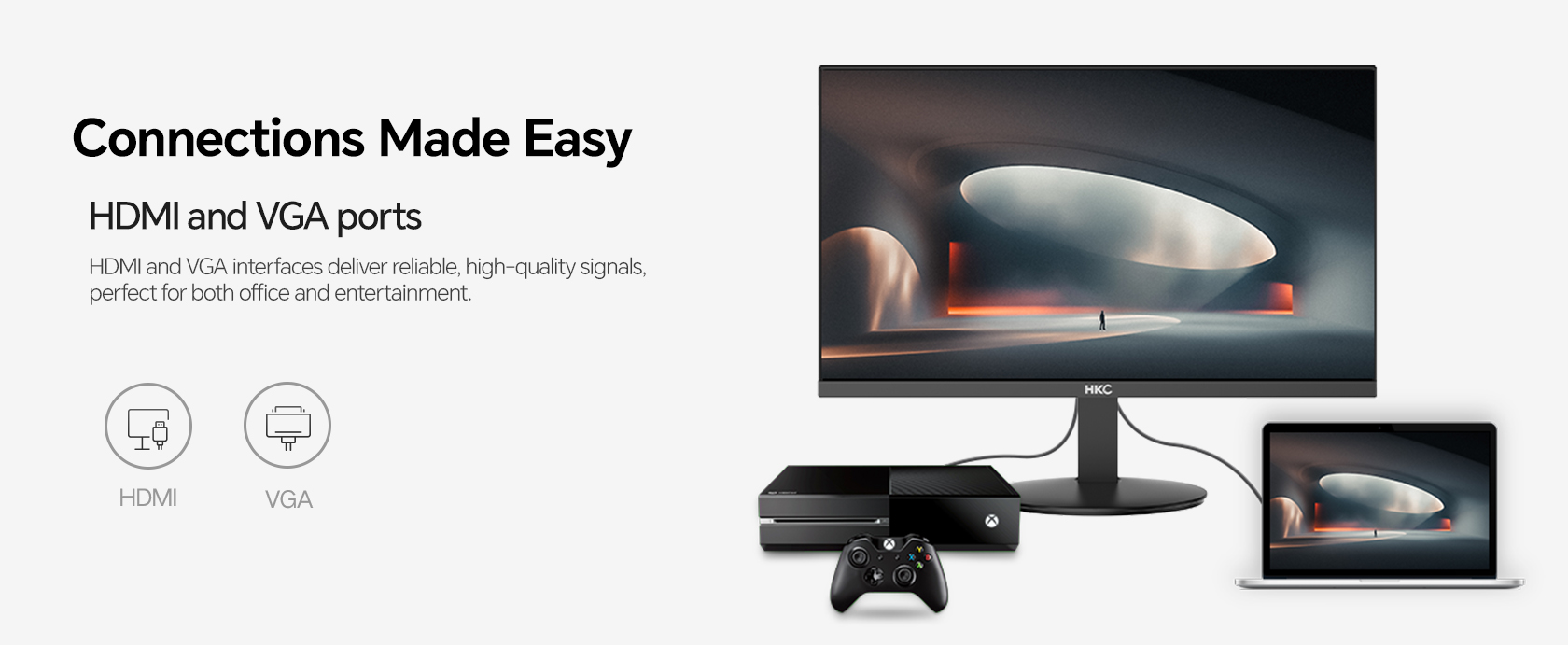 HKC V2218M Full HD 1080p Monitor