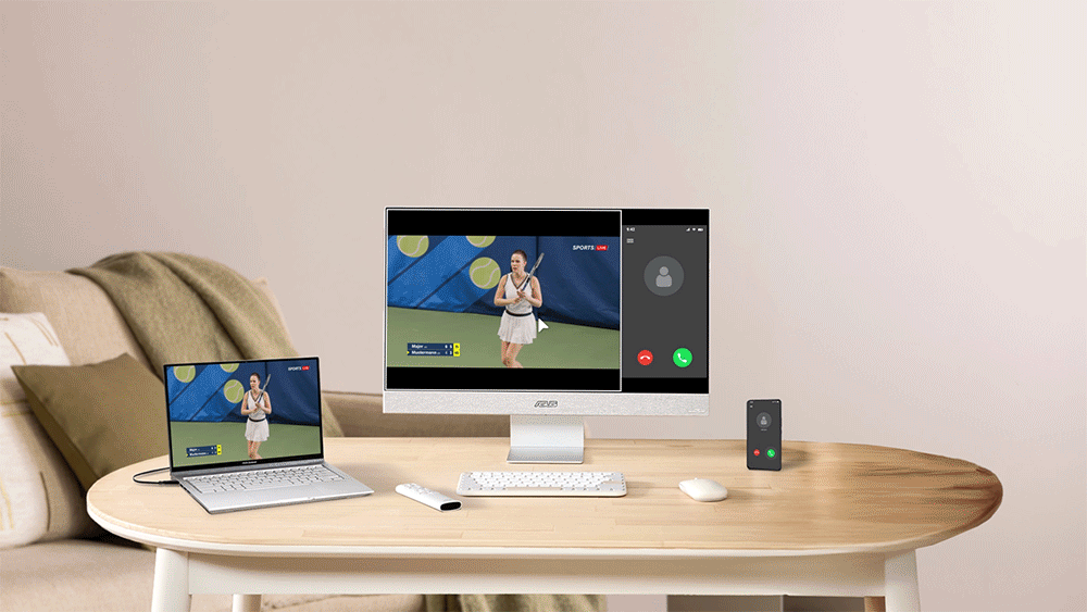 ASUS ZenScreen MS27UC 4K USB-C Smart Monitor 