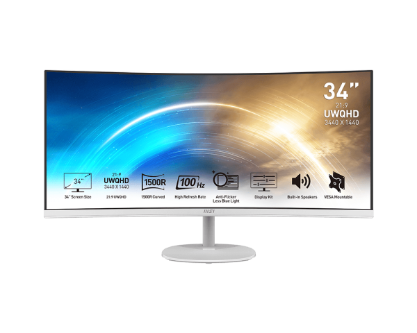 MSI Pro MP341CQW Curved monitor