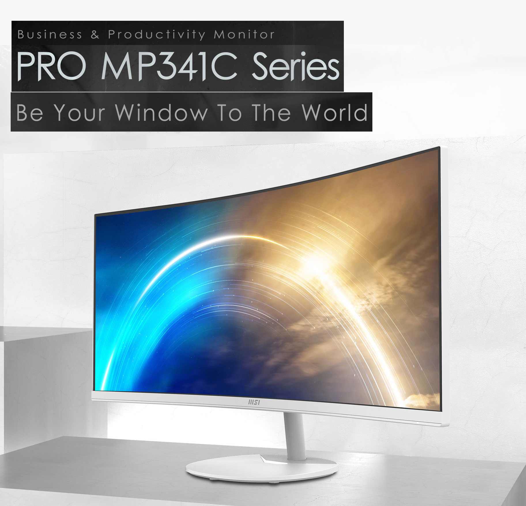 MSI Pro MP341CQW Curved monitor