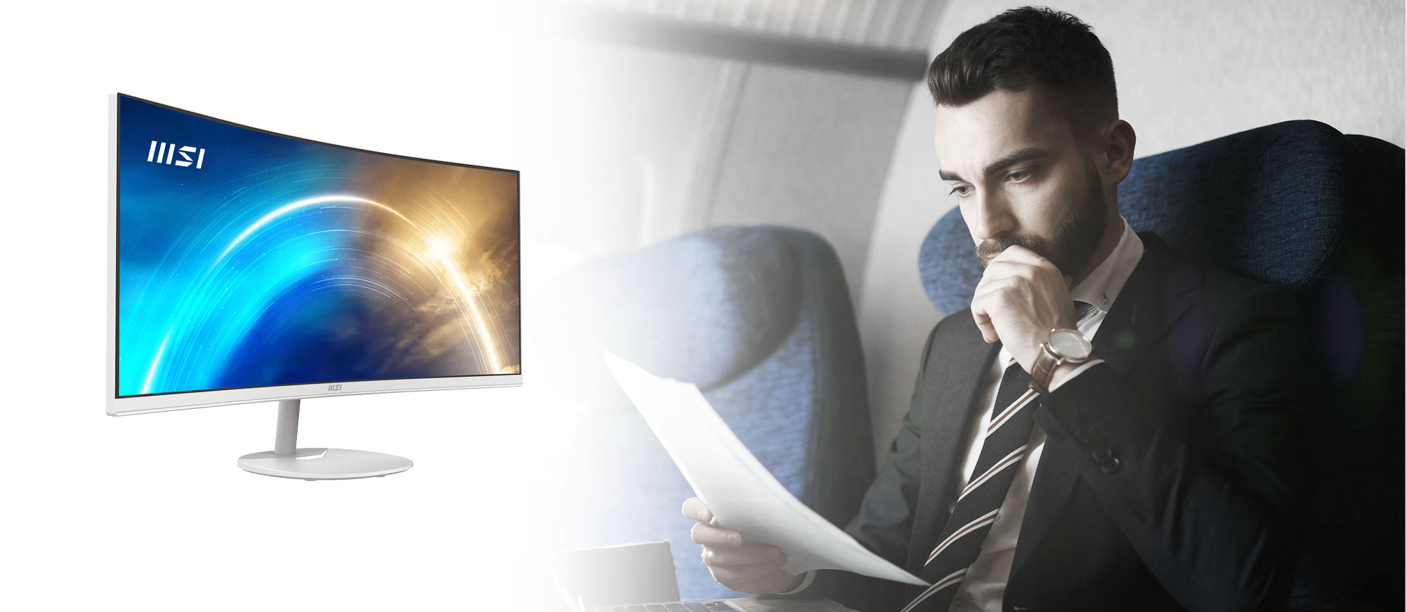 MSI Pro MP341CQW Curved monitor