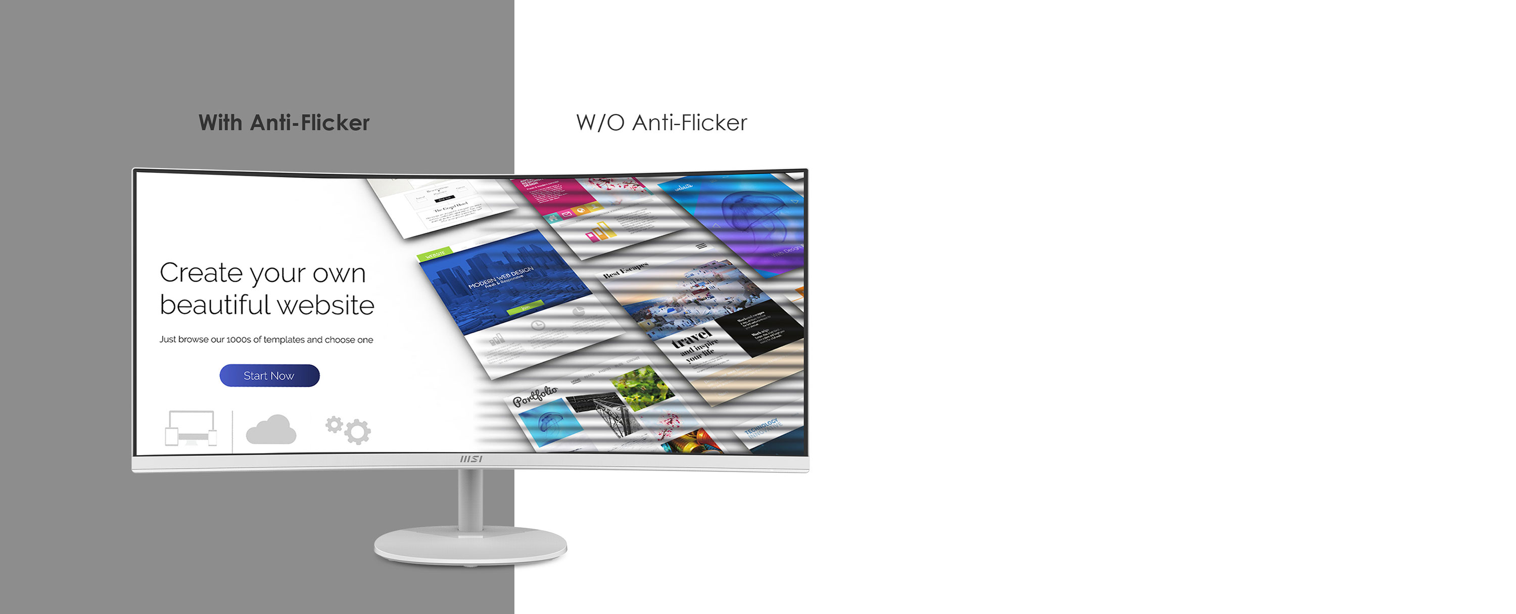 MSI Pro MP341CQW Curved monitor