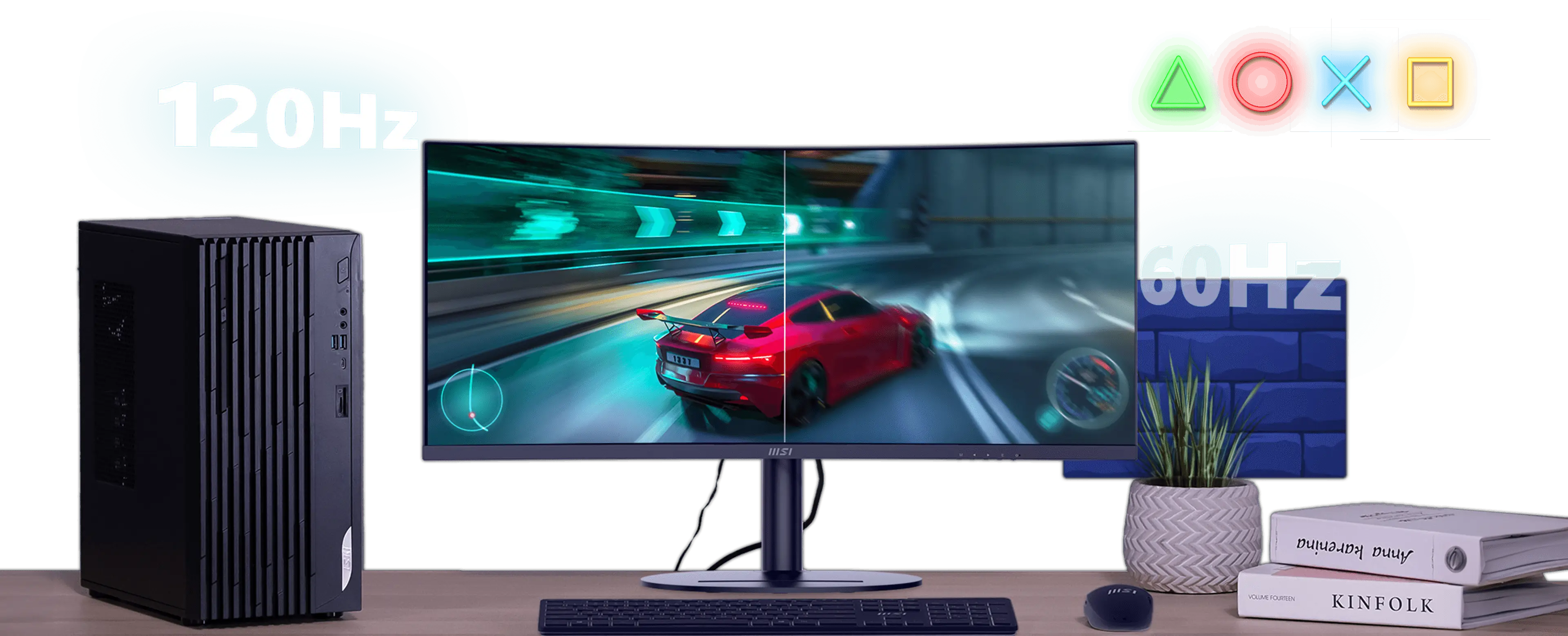 MSI Curved Modern MD342CQP VA UWQHD Monitor