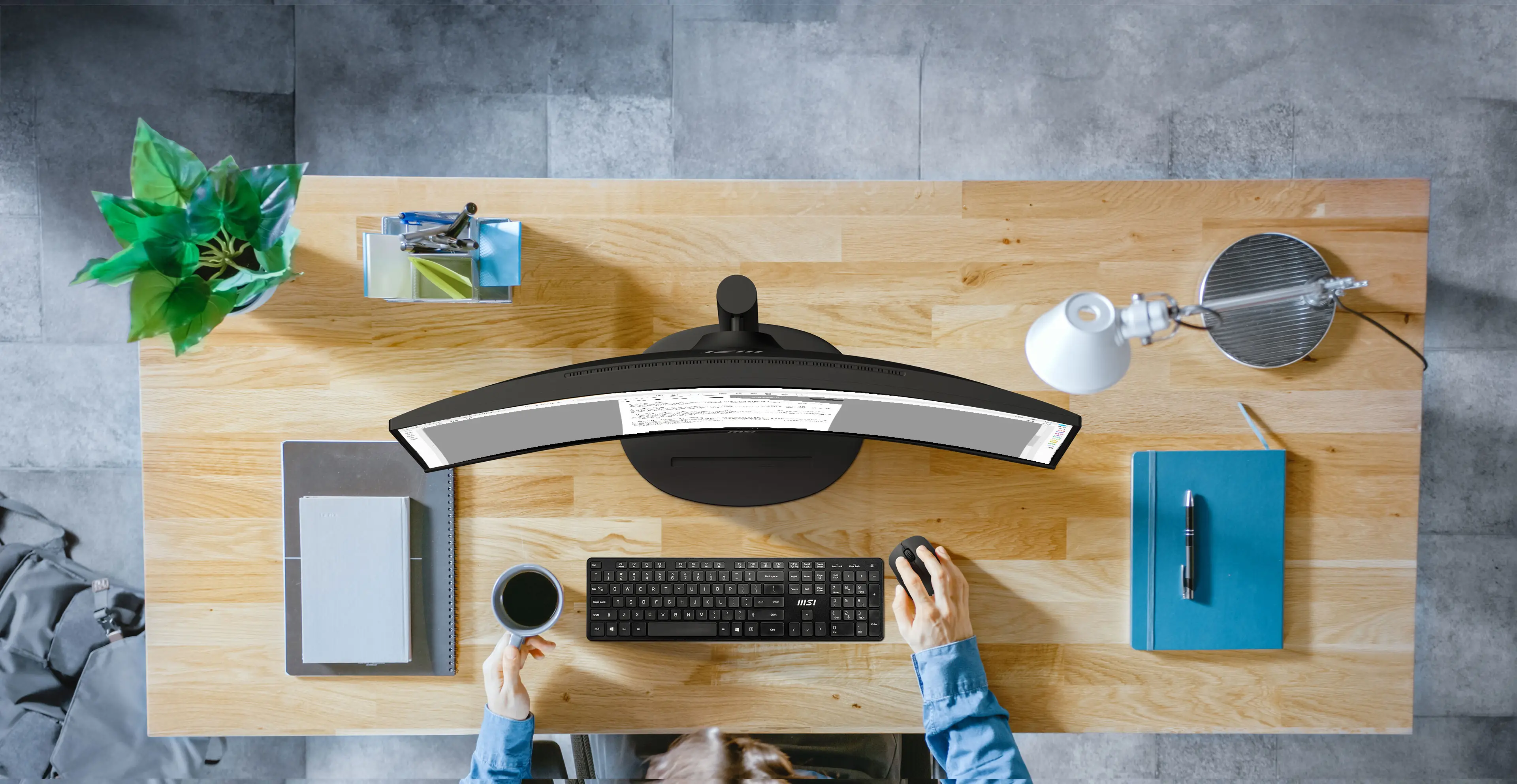 MSI Curved Modern MD342CQP VA UWQHD Monitor