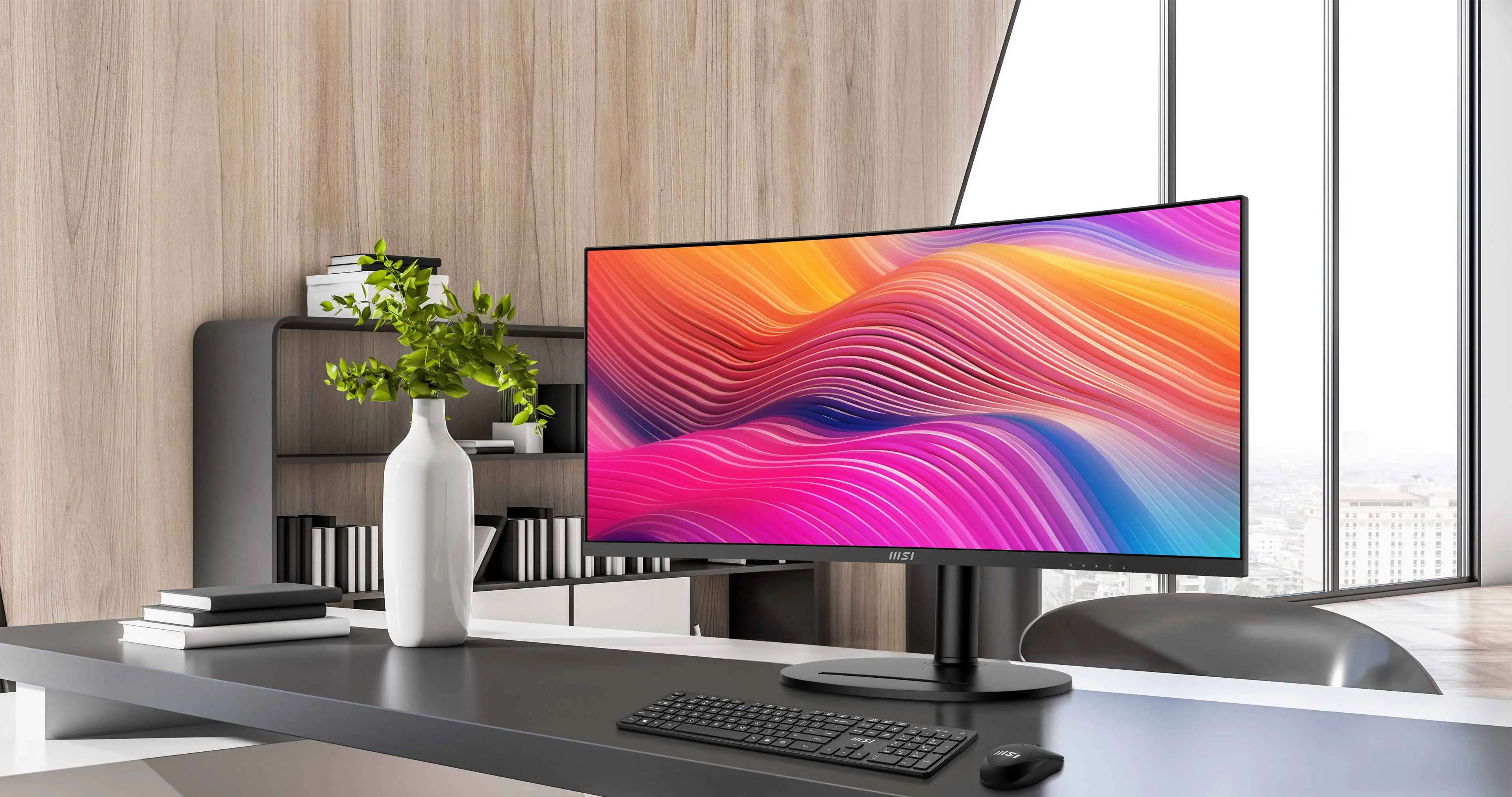 MSI Curved Modern MD342CQP VA UWQHD Monitor