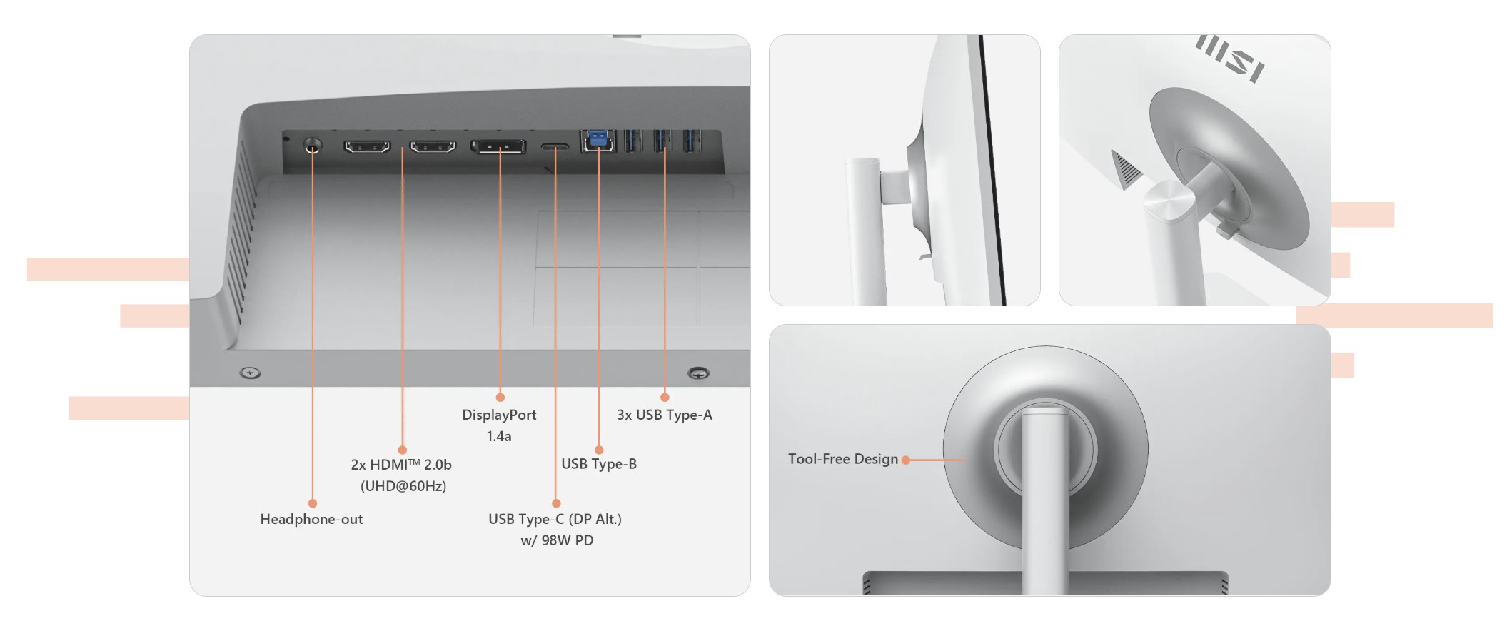 MSI Modern MD27UPHW Computer Monitor