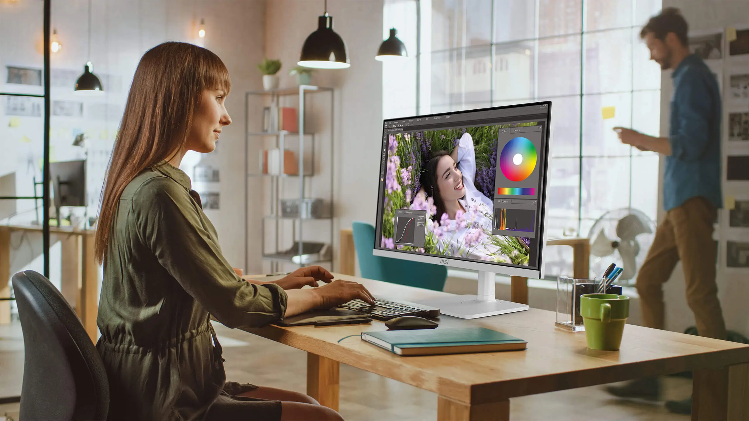 MSI Modern MD27UPHW Computer Monitor