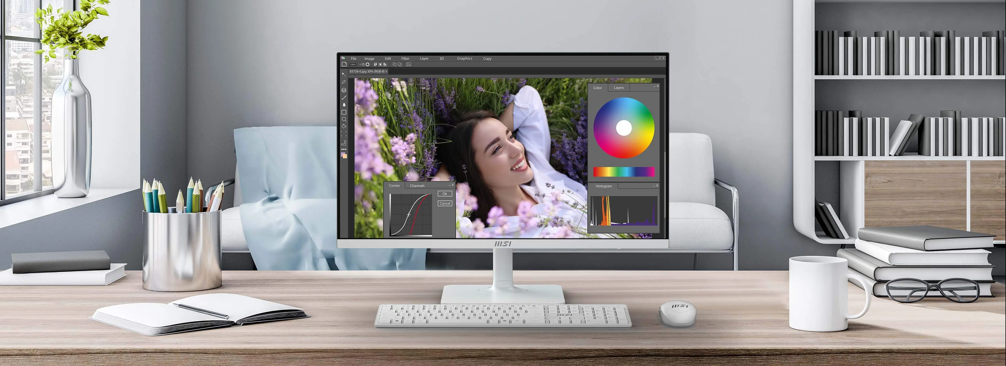 MSI Modern MD27UPHW Computer Monitor